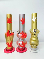 Acrylic Waterpipe 33cm plastic Bubble water pipe 13" BONG SHISHA PIPE HOOKAH