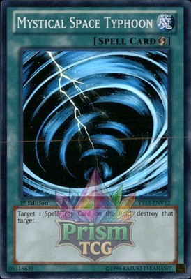 1. Auflage Mystischer Weltraumtaifun Super Rare YS13-DEV12 Yugioh