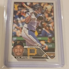 Topps 2023 Series 1 Cal Mitchell Rookie #313 Pittsburgh Pirates