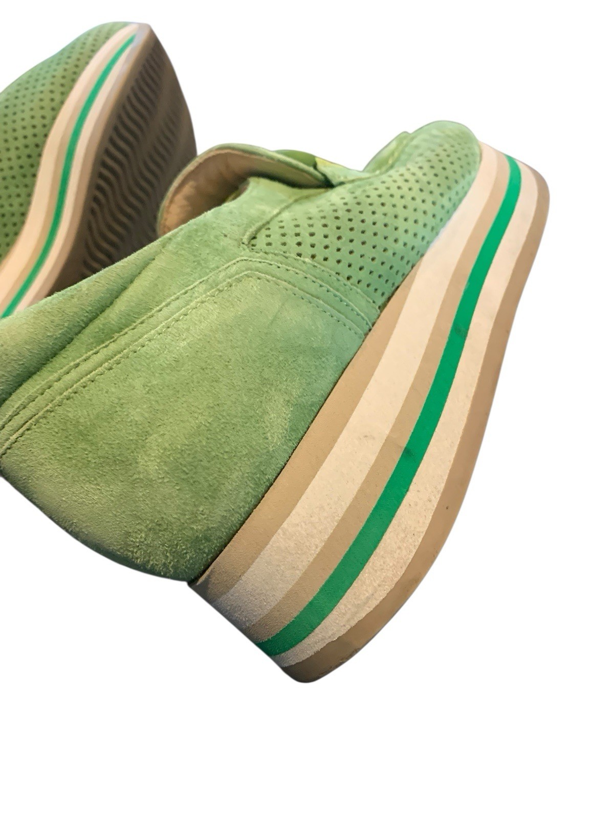 Softwaves Clairice Green perforated Platform Size… - image 11