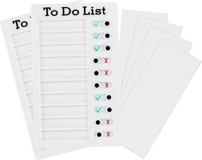 2 Stück Checklist Boards To-do-liste-checklisten Tafel Memo Checkliste Tragbare
