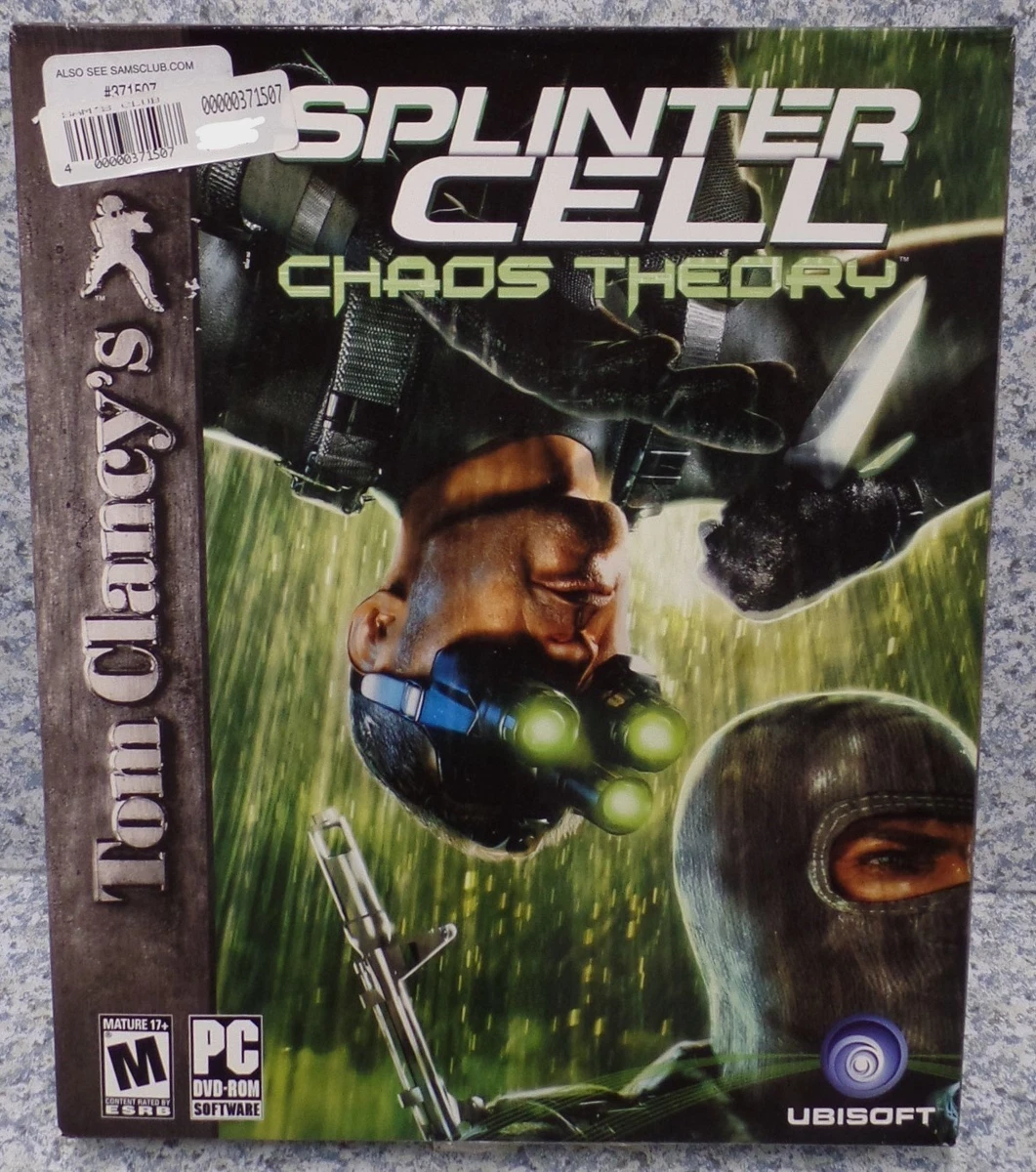 Tom Clancy's Splinter Cell Chaos Theory – Xbox – PAL 2005 – Copie Promo – Très Bon état