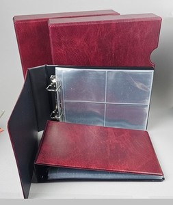 Lot of *2* Slip Case Albums 2.25" x 7.5" x 10.75" VERY GOOD