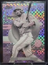Marcus Semien 2025 Topps Finest Uncommon Pearl Checkerboard Refractor /40 SP