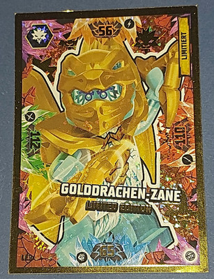 LEGO Ninjago Karte Golddrachen-Zane Unlimited Foil limitiert DE