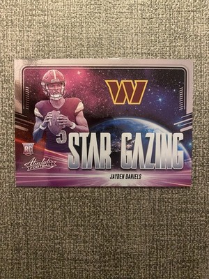 Jayden Daniels RC Washington Commanders Absolute Star Gazing NFL Football 2024
