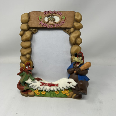 Disneyland Splash Mountain Brier Rabbit Big Bad Wolf Bear Picture Frame 5x7 3D!