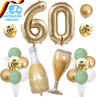 Koboko Luftballon 60 Geburtstag Deko, Xxl Luftballons 60 Geburtstag Frau Mann De