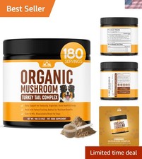 Natural 90g Mushroom Blend for Dogs - Supports Immune and Digestive Health
