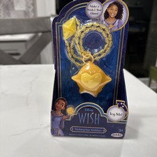 Disney Wish Movie Wishing Star Necklace New 2023 Lights Up New In Package