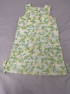 Lilly Pulitzer Frog Girls Shift Dress SZ:8