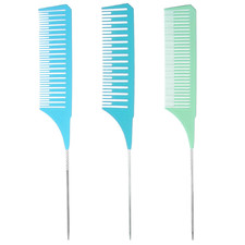 3PCS Highlighting Combs, Professional Hair Dye Comb Weaving Combs for Highlighti