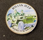 Colorized Kennedy Half Dollar World War II Willy Jeep Free Shipping