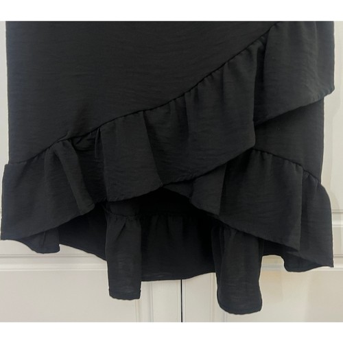 Betsey's Boutique Shop Ruffle Layer Skirt Black Size S - Picture 2 of 8