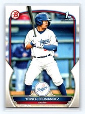 2023 Bowman Yeiner Fernandez Prospects #BP-138 Los Angeles Dodgers