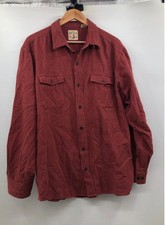 Red Head Red Button Down Flannel Outdoor Field Shirt - Size XL