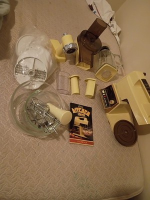 Vintage OSTER Regency Kitchen Center stand mixer, blender, food processor, +more