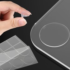32 PCS Glass Table Top Bumpers, Anti Slip Pads Clear