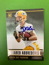 JARED ABBREDERIS  hand signed autograph Green Bay Packers