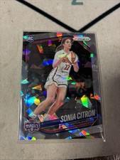 2025 Panini Prizm WNBA #122 Sonia Citron Ice Prizm RC Mystics