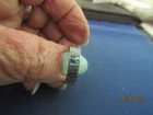 VINTAGE STERLING SILVER INLAY ABALONE BAND RING