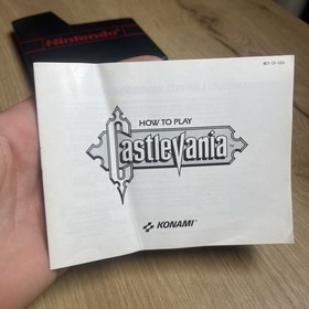 Castlevania 1 - Nintendo Nes - Cib - Semi Sealed - MINT Cartridge - Authentic