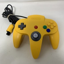 Nintendo 64 N64 Genuine Yellow Controller Gamepad - FAST DISPATCH