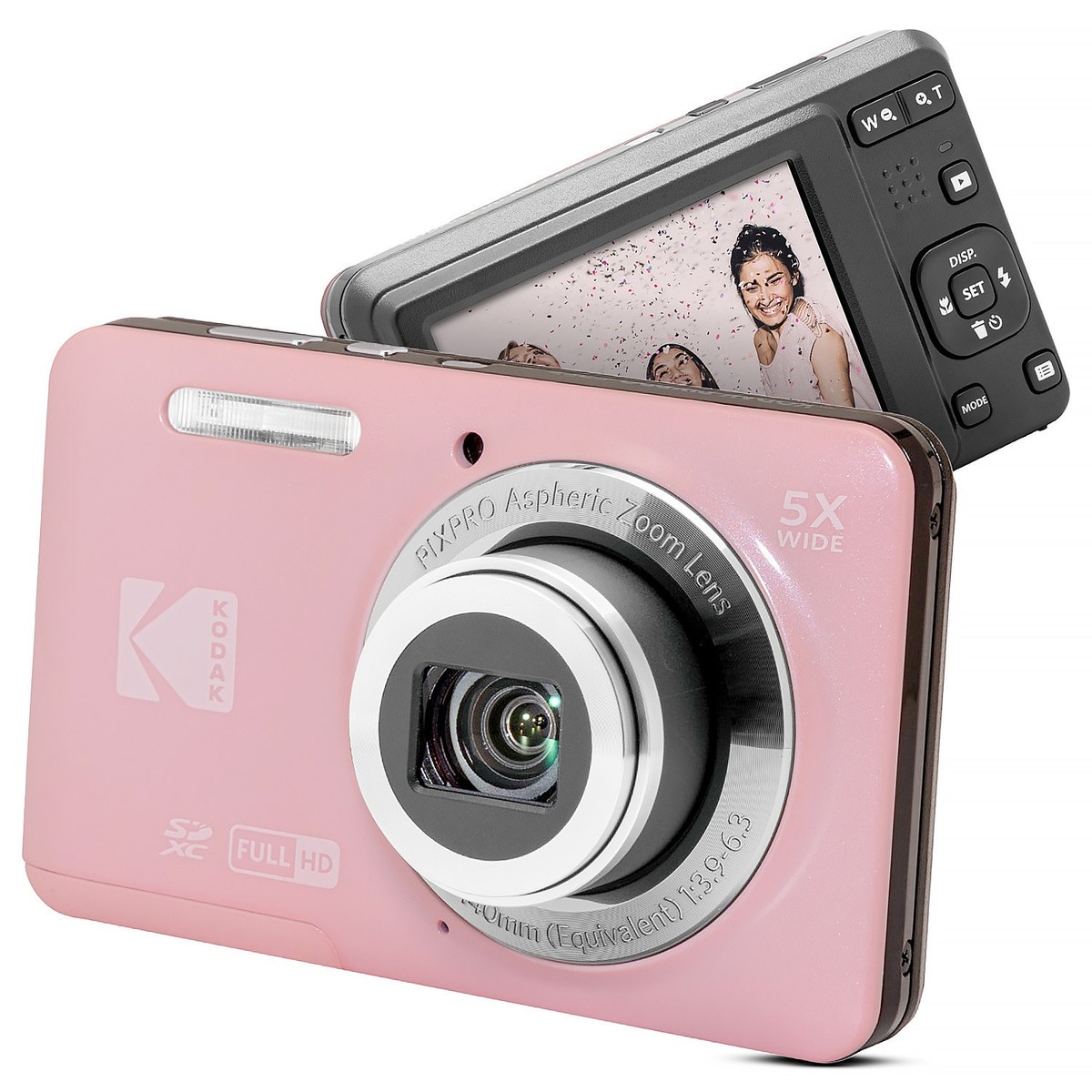 Canon コンパクトデジタルカメラ 本体 ピンク Kodak PixPro Friendly Zoom FZ55 16MP 1080p Full HD Digital Camera