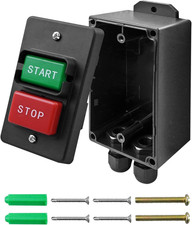 Table Saw Switch 110/ 220V, Single Phase On/Off Switch for Power Control