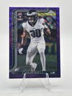 2025 Topps Chrome Jihaad Campbell Purple Wave Refractor RC 75/75 Buchstütze Eagles