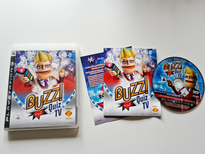 Buzz! - Quiz TV - PS3 Spiel - komplett Deutsch - guter Zustand