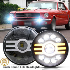 7"Inch round Led headlight Hi-Lo Beam Fit Ford Mustang 1965-1970 1971 1972 1973