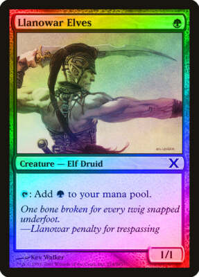Magic The Gathering Llanowar Elves - Elfi Di Llanowar - Edición 10th
