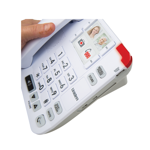 UNIDEN SS E34 Sight & Sound Enhanced Corded Phone System - Picture 3 of 4