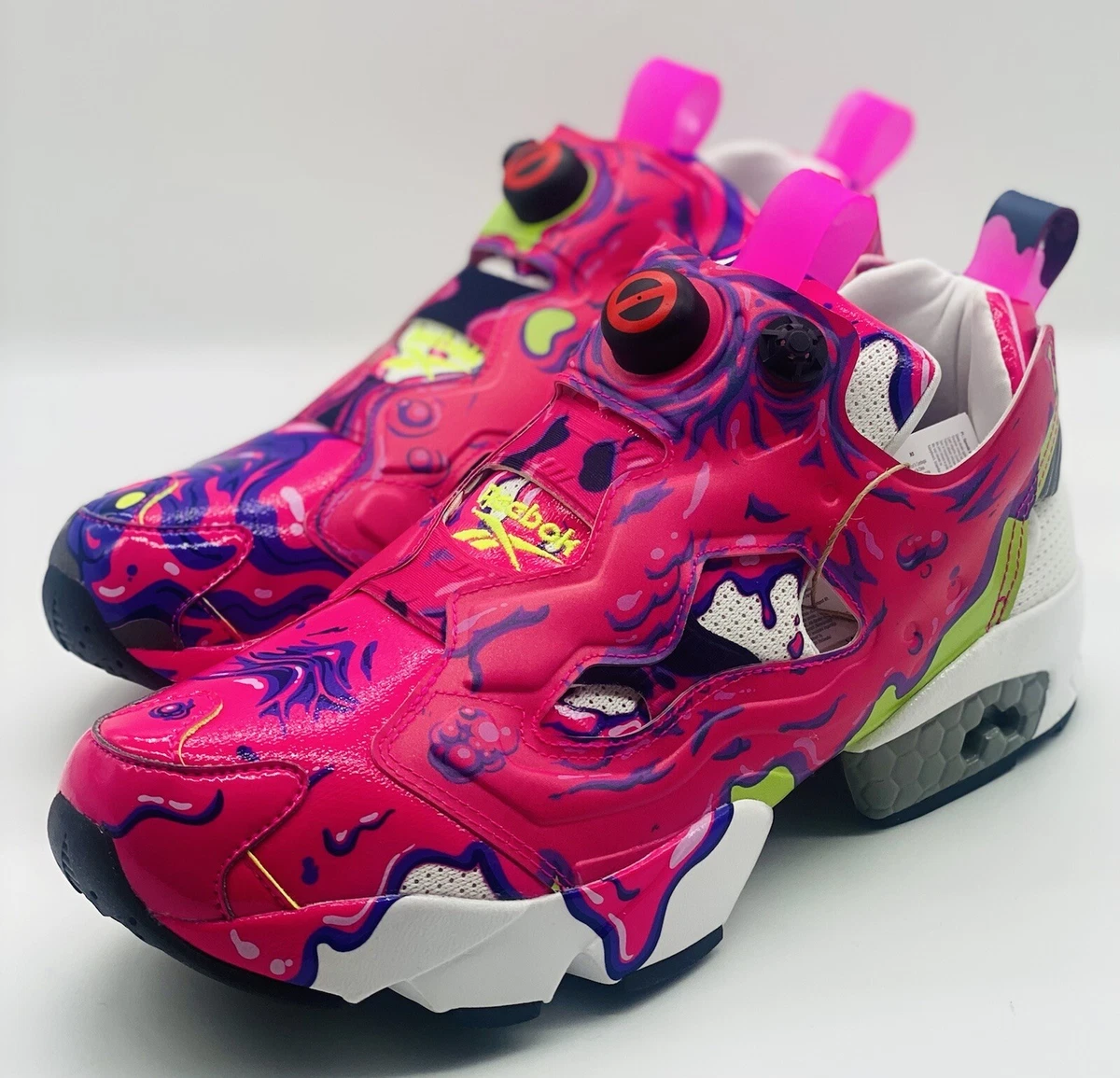 New Zealand Hæl En del NEW Reebok x Ghostbusters Instapump Fury MU Pink Yellow H03295 Men's Size  10 | eBay