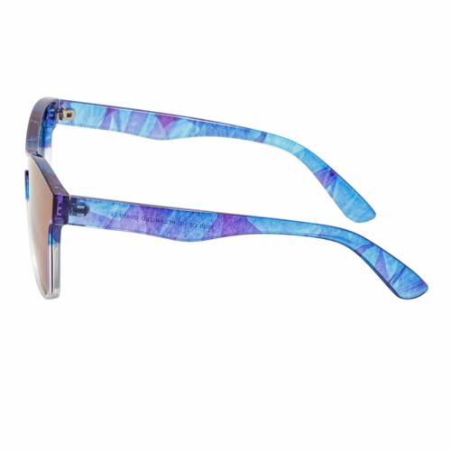 PRIME TIME - Sonnenbrille polarisiert flache Gläser klar blau grün verspiegelt - Bild 6 von 10