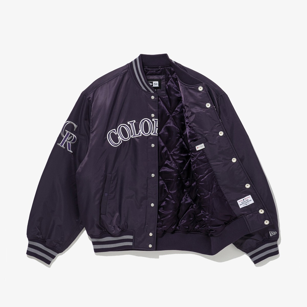 NEW ERA Colorado Rockies MLB Stadium Mens Nylon Bomber