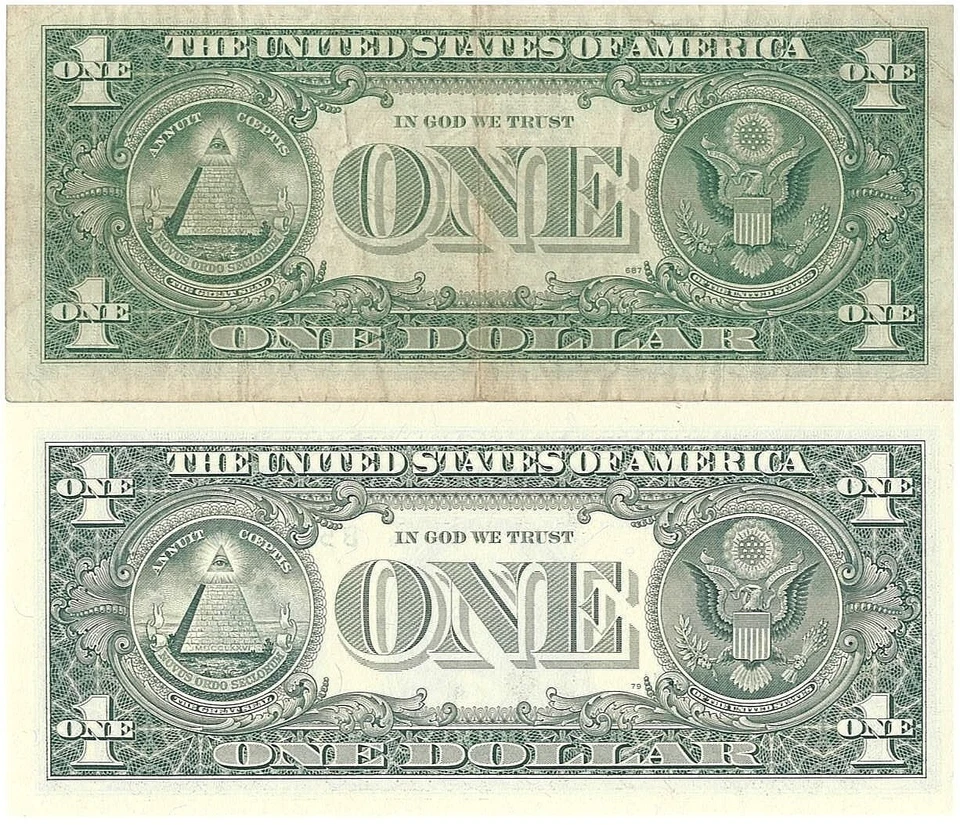 TWO MATCHING SERIAL NUMBERS FEDERAL RESERVE NOTES 1963A FOWLER - Image 3 of 4