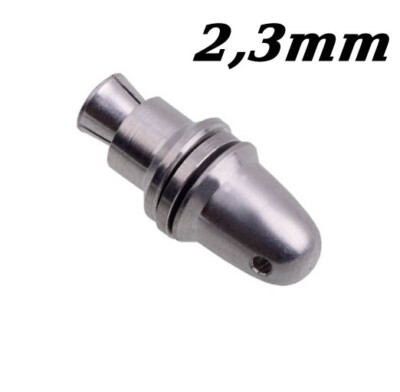 Alu Spinner 2,3mm Welle Spannkonus Mitnehmer Luftschraube Propeller 2,3 mm