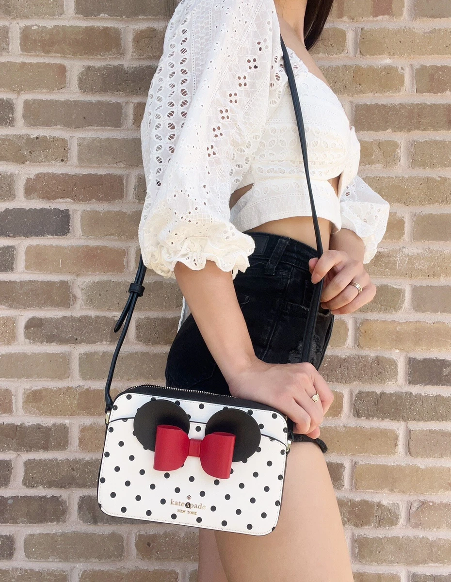 Black and White LV Canvas Minnie Ears