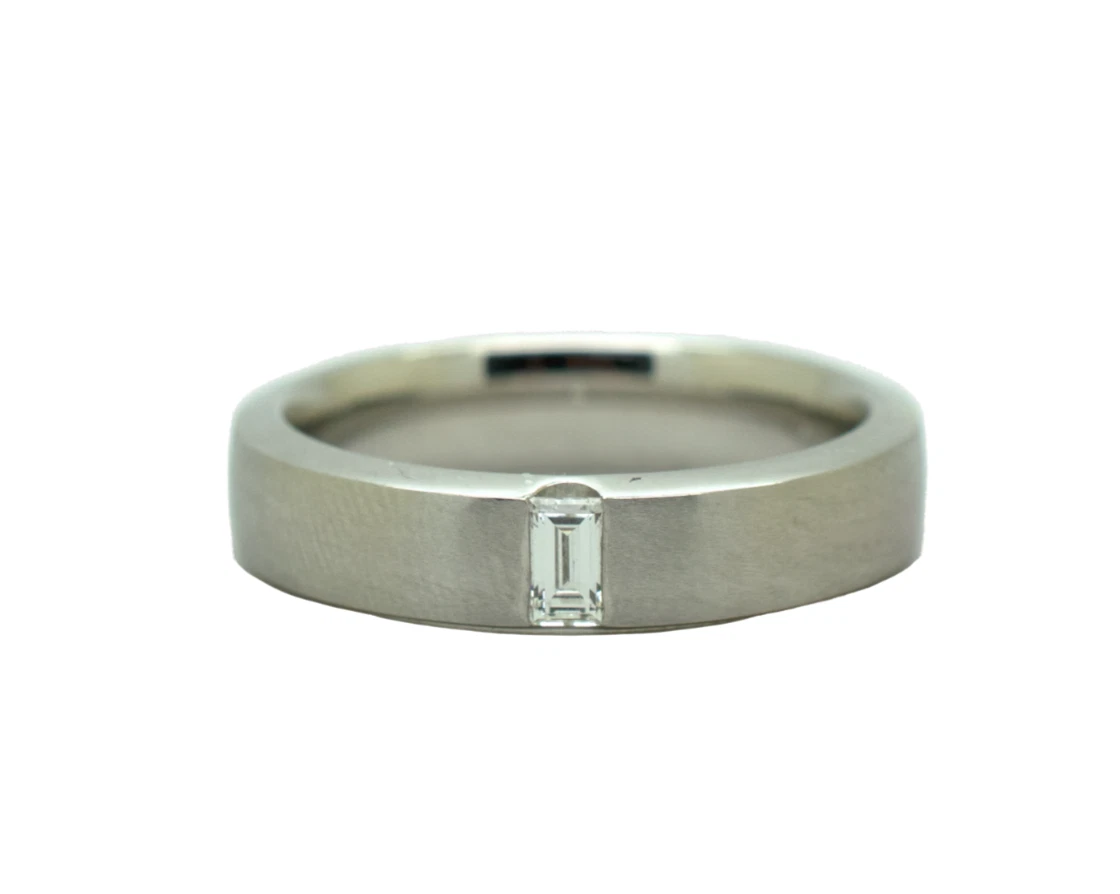 Tiffany Forever Platinum Wedding Band - Solitaire Jewelers – SOLITAIRE  JEWELERS