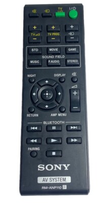 Télécommande RM-ANP110 Pour Sony HT-CT260H / SA-CT260H - Neuve (générique)