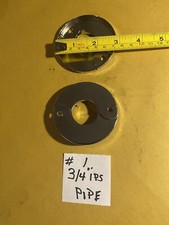 6 Pc 3/4 IPs 3/4 pipe METAL SPLIT OPEN ESCUTCHEON COVER PLATE NOS