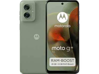 MOTOROLA moto g55 256GB Smartphone Smoky Green Mobiltelefon Kunden-Retoure