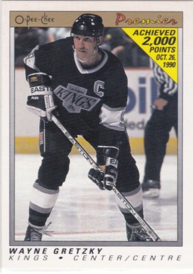 90/91 OPC PREMIER..WAYNE GRETZKY..2000 PTS..# 38..KINGS..FREE COMBINED SHIPPING