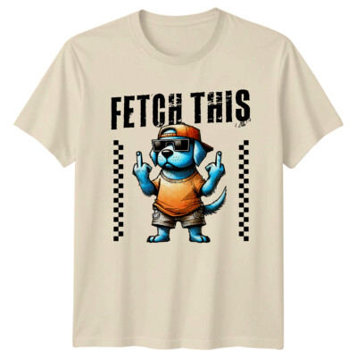 Fetch This Dog Animals Herren����T-Shirt Damen��Grafik Te