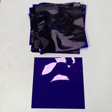 7.5" L707 Lee Filter Pre-Cut 707 Source Four Par Ultimate Violet lot of Gel 16