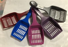 2x Cat Litter Scooper Plastic Sifter Clump Cleaner Shovels