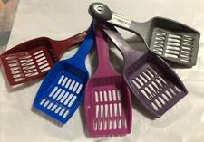 2x Cat Litter Scooper Plastic Sifter Clump Cleaner Shovels