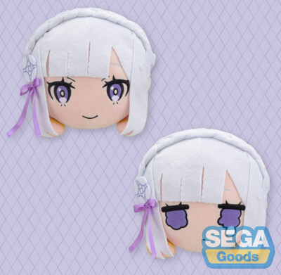 *NEW* Re:Zero: Emilia Wind God Nesoberi Lay-Down SP Plush (Set of 2)